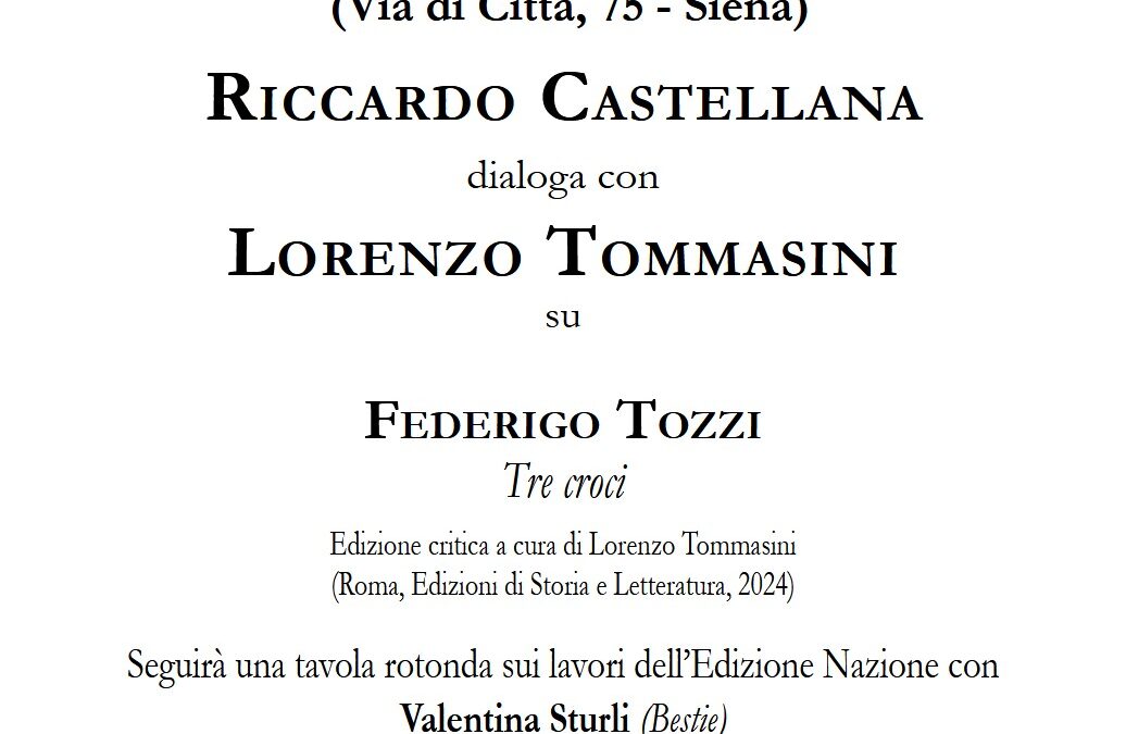 Federigo Tozzi: Tre croci